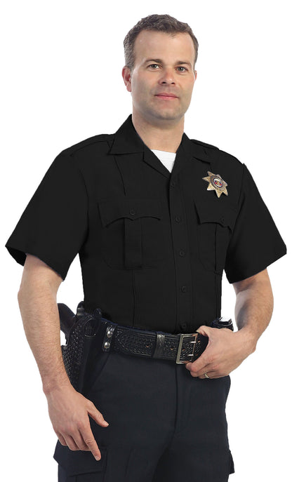Stars Uniform Uniform shirt 65% Polyester & 35% Rayon Uniform Short Sleeve Shirts - Detail View 24