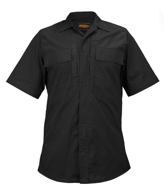 Tactical Poly Cotton Rip-Stop BDU Short Sleeve Zippered Shirt