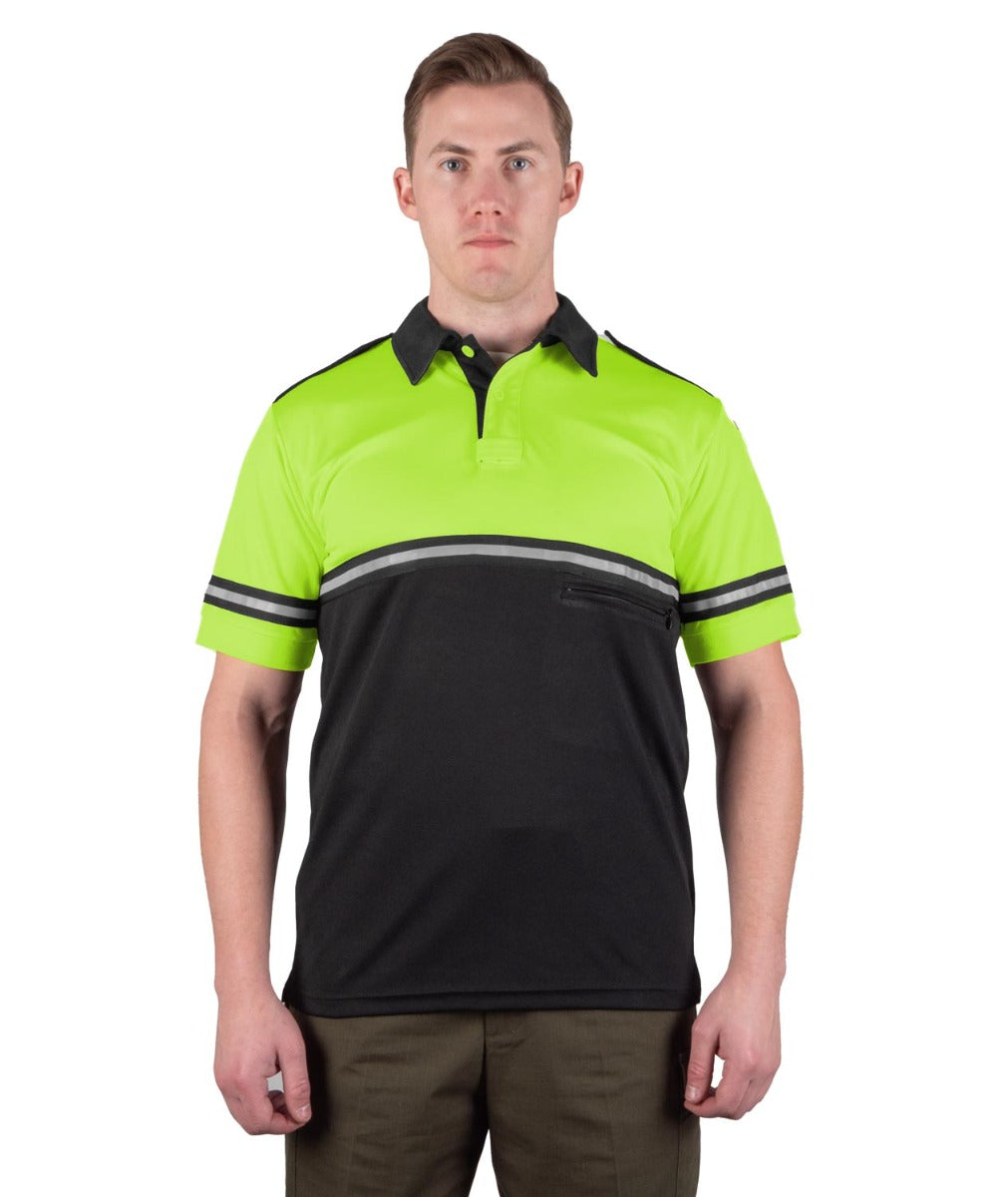 Stars Uniform Two Tone Bike Patrol Shirt with Zipper Pocket