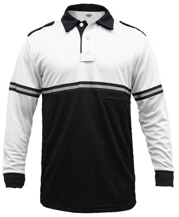 Stars Uniform Two Tone Long Sleeve Bike Patrol Shirt with Zipper Pocket