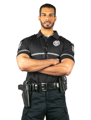 Stars Uniform Security Badge and Patch Patrol Polo Shirt