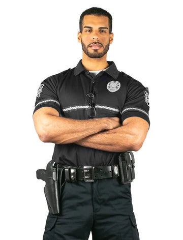 Stars Uniform Security Badge and Patch Patrol Polo Shirt