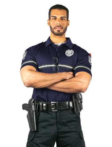 Stars Uniform Security Badge and Patch Patrol Polo Shirt